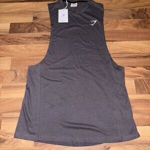 NWT Men Gymshark React Drop Arm Tank Size M